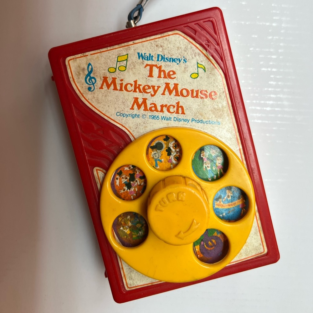 Vintage Mickey Mouse March Wind-up Toy